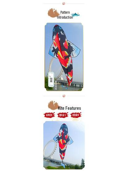 Erwachsenen-Roter Feifei Koi-Drachen – Großer chinesischer Bambus-Goldfisch für leichten Wind