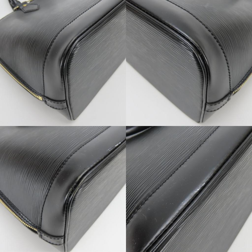 Used LOUIS VUITTON Handbag Alma M52142 Epi Leather Noir black chic