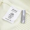 AMI Autumn and Winter New Gold and Silver Large Heart Alpaca Wool Blended Soft and Sticky Knitted Couple's High Neck Sweater