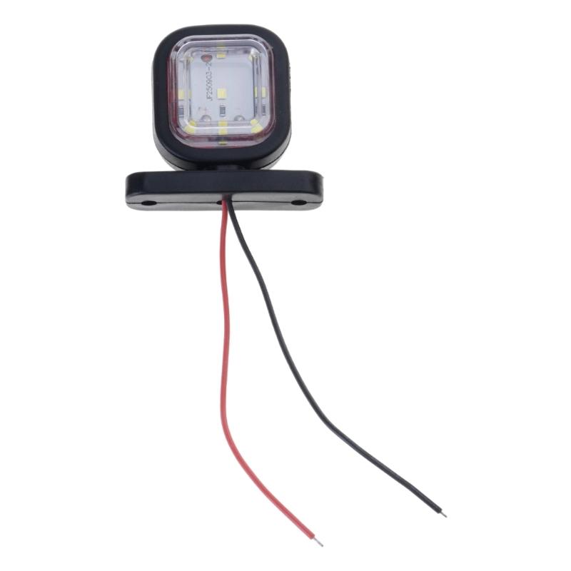 12V 24V Rear Brake Stop Light Turn Signal Clearance Light Universal for Trailer Replacement Truck Side Marker Light 2pcs