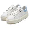 New FILA Low Top Skateboard Shoes Women's White Blue F12W421206FSC