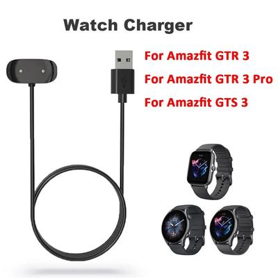 USB nabíjecí kabel pro Amazfit GTR4 GTR4 pro GTS3 GTS 3 GTR 3 Pro GTR3 T-Rex 2 Chytré hodinky Nabíjecí adaptér Dok Příslušenství