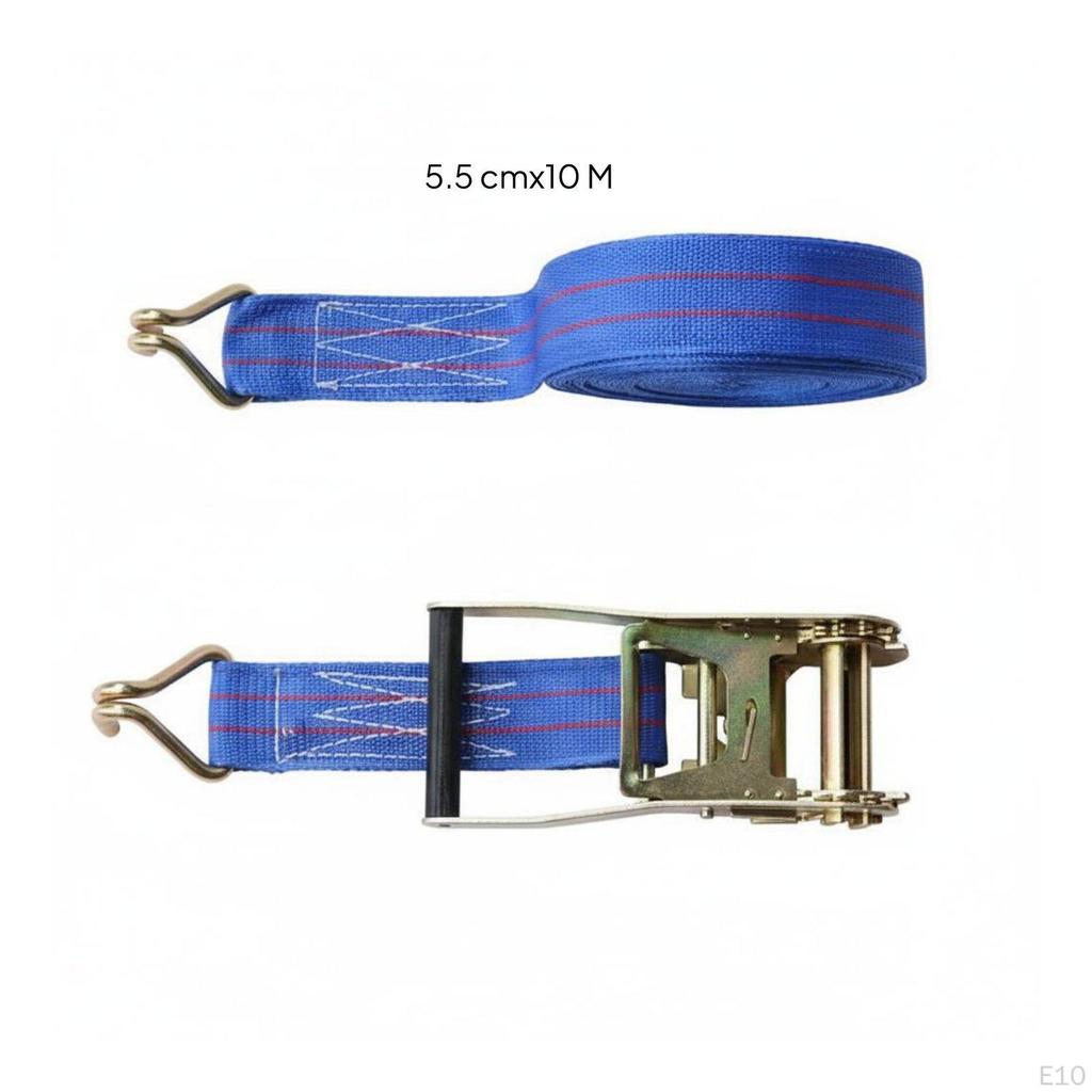 Heavy Duty Cargo Strap High Strength Polyester Material with Buckle Stitching for