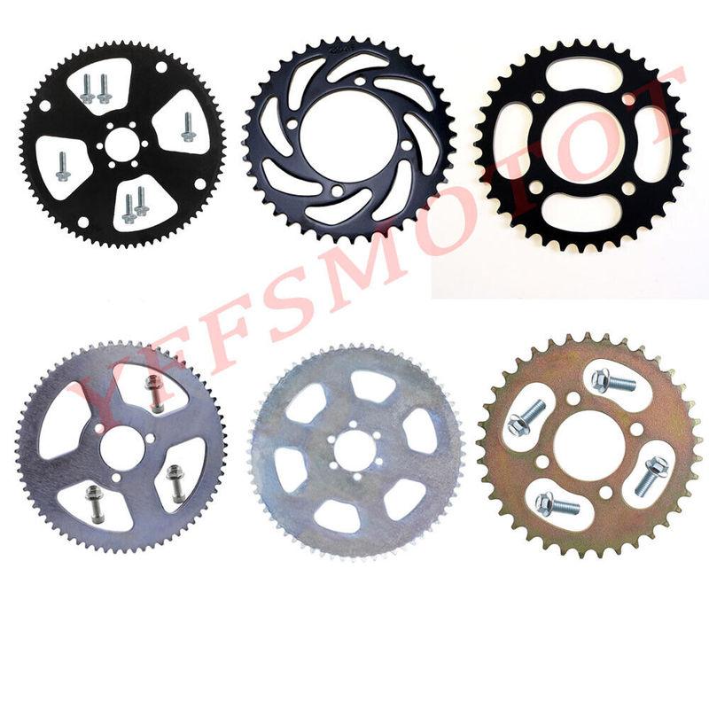 420/428 37T/41T/54T/65T Rear Back Chain Sprocket for Motocross ATV Quad 4Wheeler Quad Pit Dirt Bike Motorcycle Modified Parts