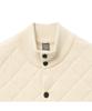 Iolo Quilted Knitting Vest_Creamy Sand