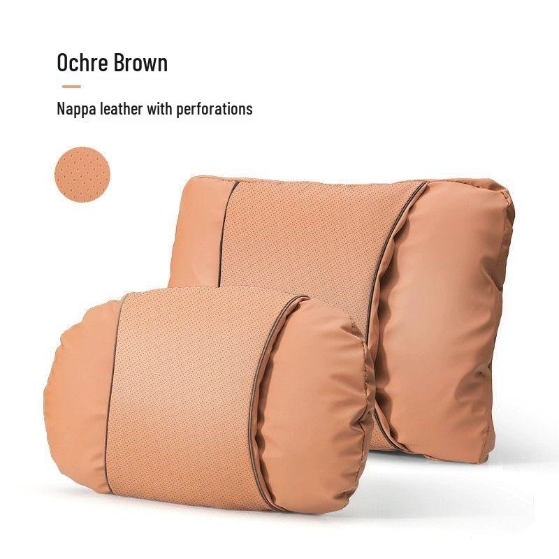 Univerzální prodyšný polštář pro oporu hlavy, krku a beder pro ideální L6L7L8L9 - Celoroční doplněk do interiéru vozu