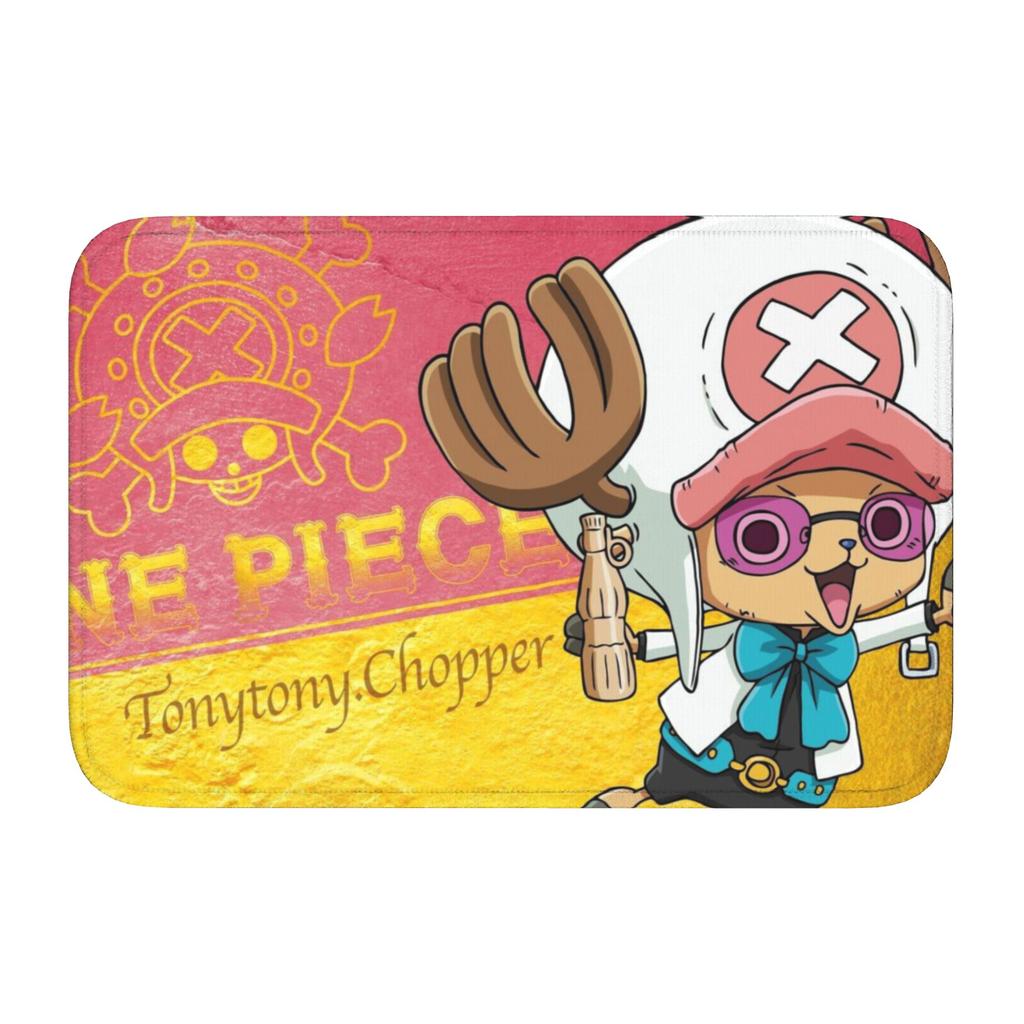 Tony Tony Chopper Doormat Anti-Slip Bath Kitchen Welcome Mat Toilet Door Floor Entrance Carpet Rug Footpad