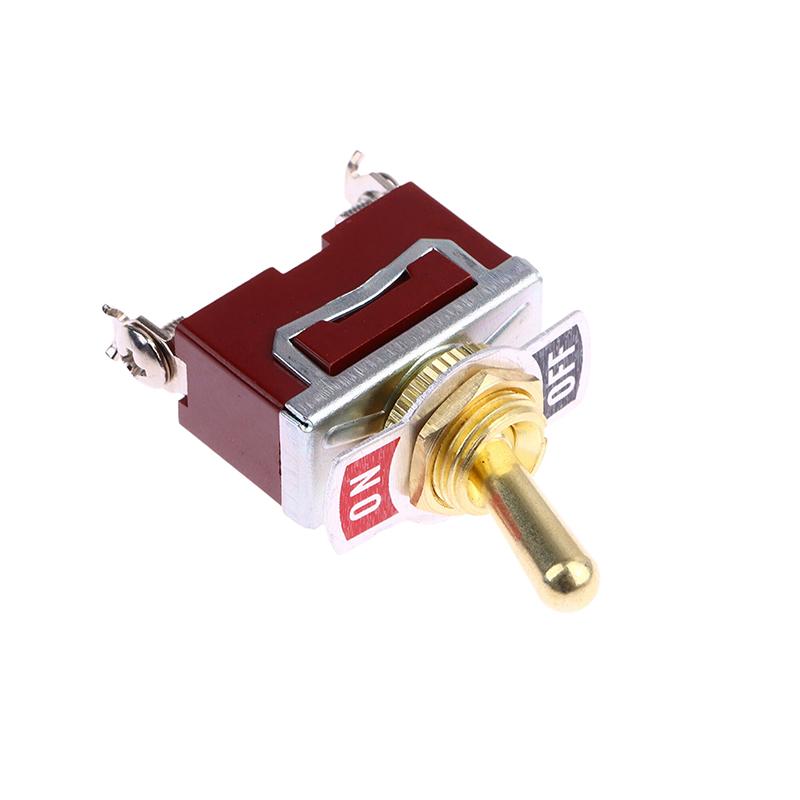 Comutator moletat din alamă de culoare aurie 12 ~ 250V 1Gang 2Way 2-Pin Diy Home Bar Hotel Mașină Mașină Comutator electric de perete