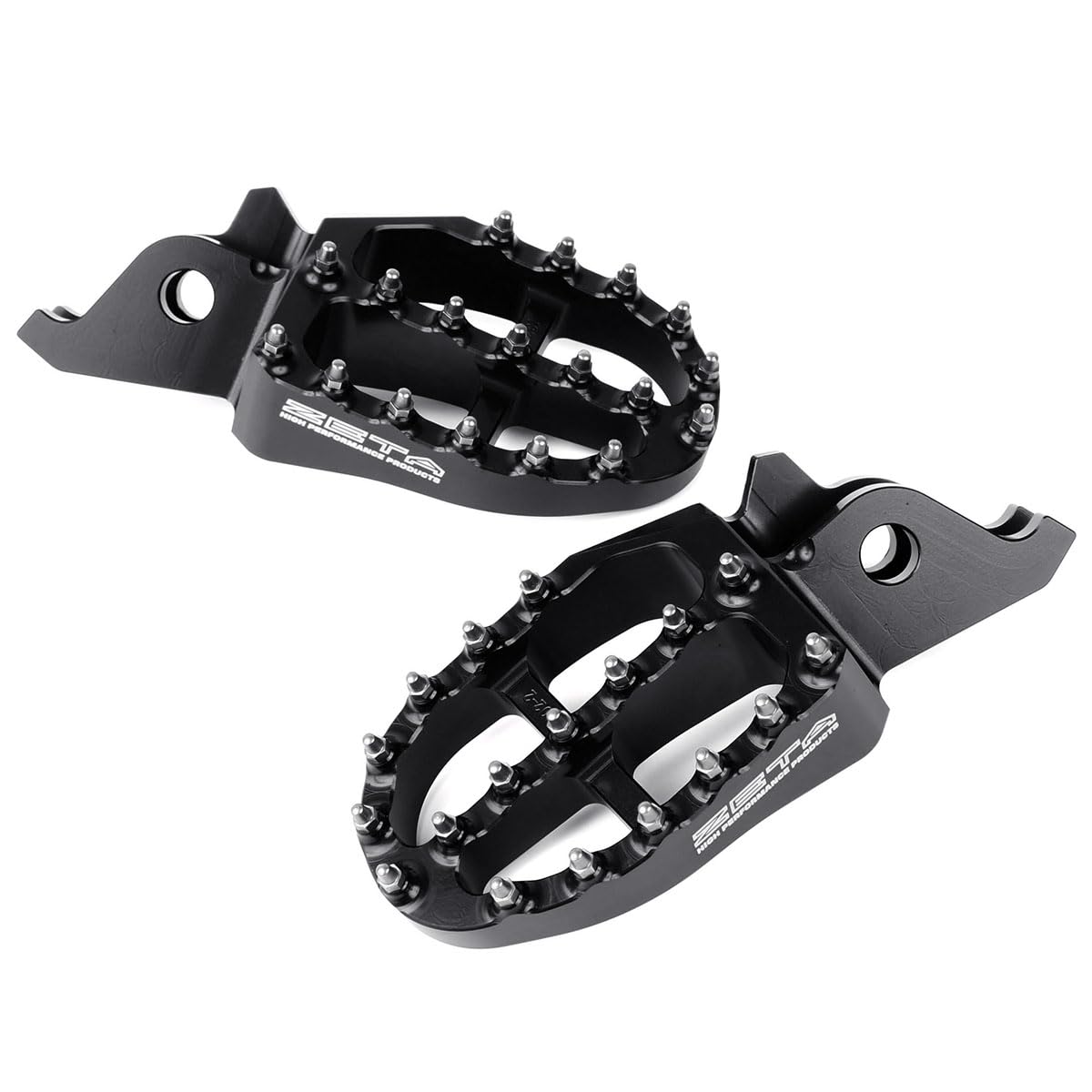 

Zeta Racing CRF250L/M/RALLY, African Twin, Transalp, CRF/R/RX/X... etc. Aluminum Foot Pegs, Black, High Strength чёрный