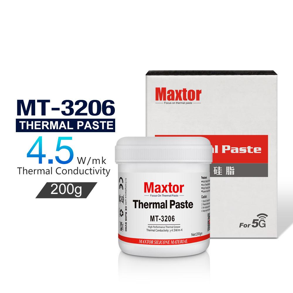 Maxtor 11.2W/mk Thermal Paste High Performance thermal Conductive grease for Intel processor PC CPU GPU PS4 Computer Cooling MT-3206-4.5W(200g)