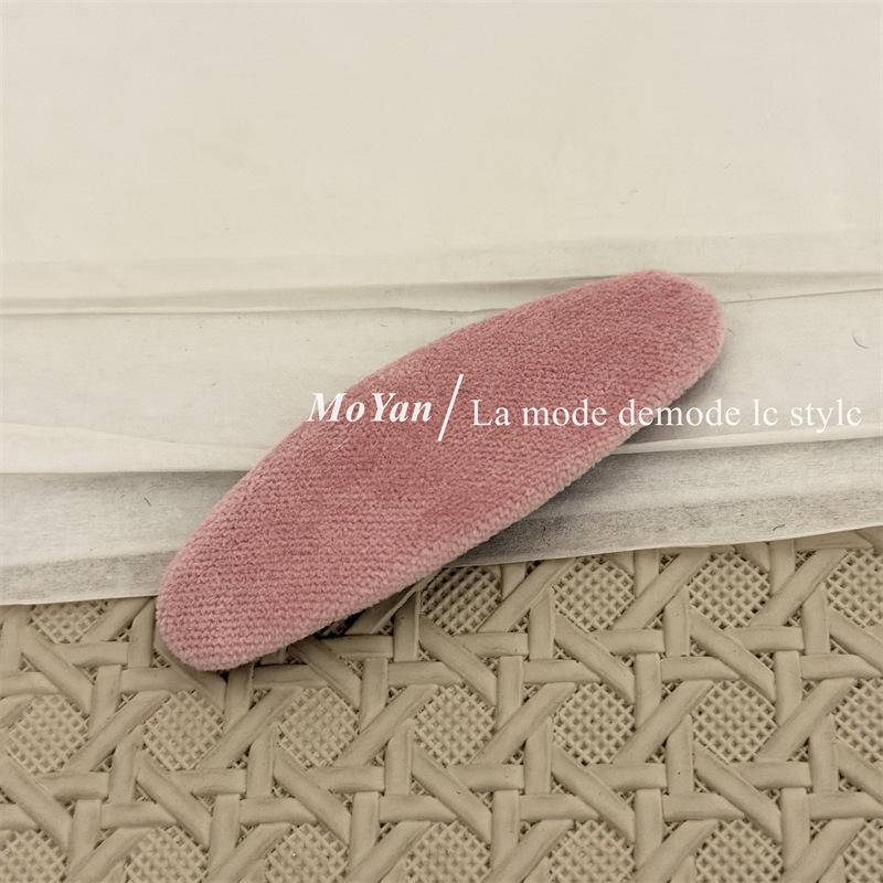 Retro and Simple Fabric Hair Clips for Elegant Side-parted Hair, Side-byside Hair Clips, Versatile Hair Accessories
