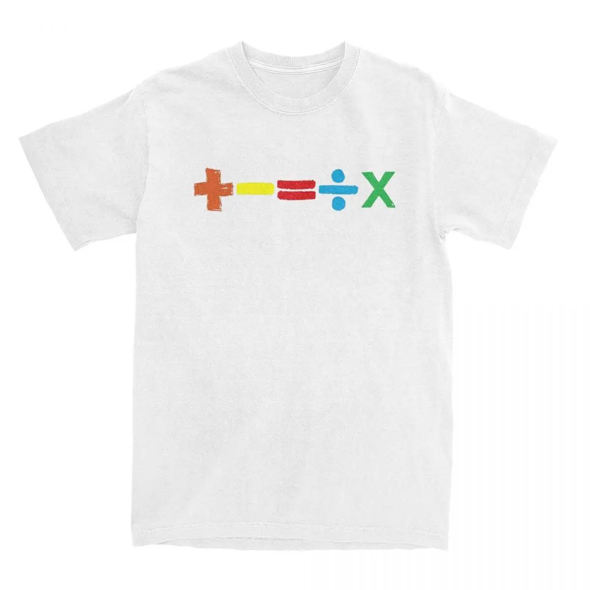 

Футболка The Mathematics Tour Пляжные винтажные футболки Ed Sheeran Хлопковая хип-хоп футболка для мужчин Повседневные футболки с коротким рукавом S