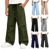 Children's Color Relaxed Fit Jogger Pants for Boys and Girls