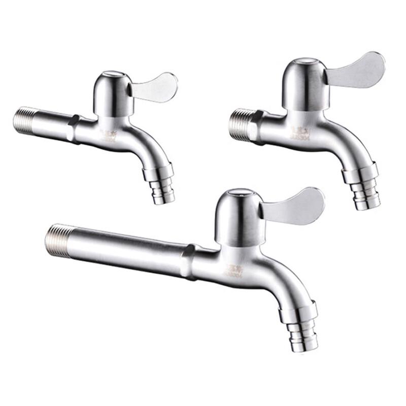 

VEMUSE JDF-CW-252 Extended 304 Stainless Steel Cold & Hot Washing Machine Faucet