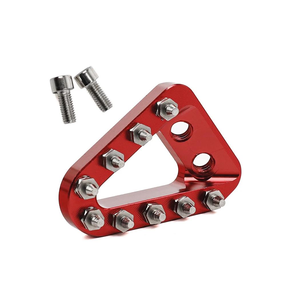 Aluminum Motorcycle Rear Brake Pedal Pads Step Plate Tip for KTM SX SXF EXC EXCF XC XCF XCW XCFW TC TE 2008-2016 for Husqvarna