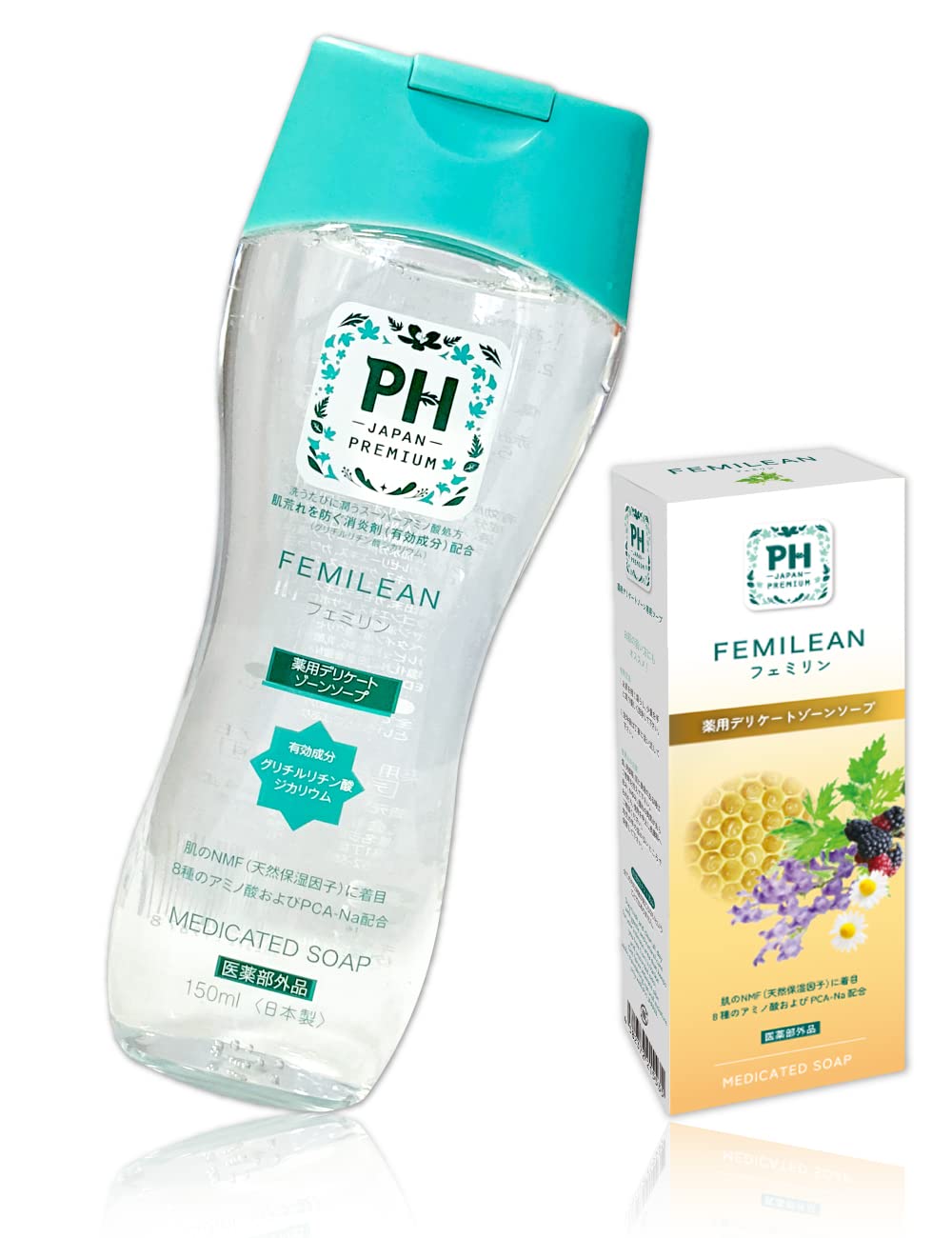 

Feminine Wash 150ml FEMILEANX for Delicate Dark and VIO Intensive Full Made in Japan PH-JAPAN-PREMIUM (Medicated 1) Areas, Spots, Maternity, Areas,
