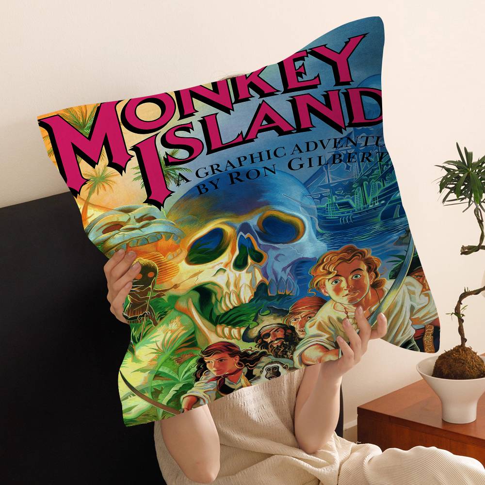 Classic Game The Secret Of Monkey Island Pillow Cover Design Cushion Cover Decor Holiday Decorati