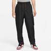 Jordan Solid Logo Print Drawstring Woven Casual Pants Men Bottoms Black DJ0249-010