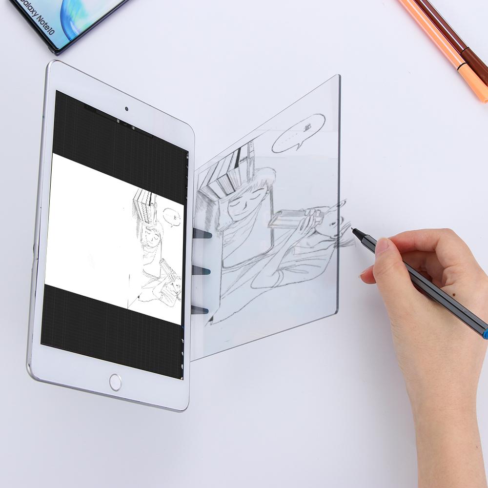Boards Mirror Plate Sketch Drawing Board Optical Image Drawing Dimming Bracket Painting Stand
