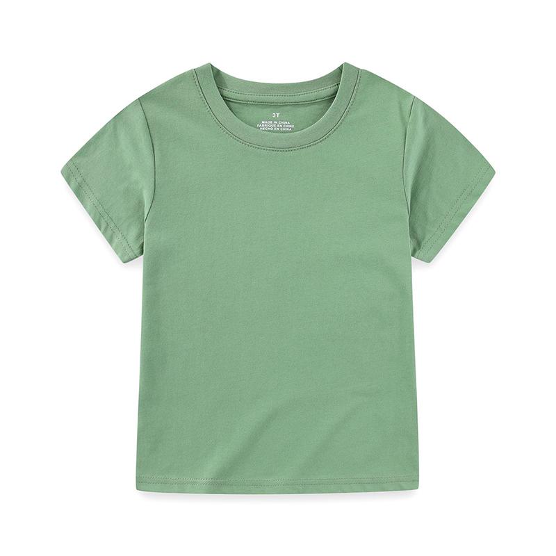 KIDDIEZOOM Modisches und bequemes kurzärmeliges T-Shirt für Säuglinge und Kleinkinder, Jungen und Mädchen, 100 % reine Baumwolle, weiche Neugeborenenkleidung