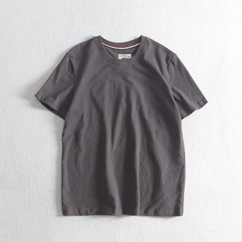 Export Short Sleeve Label Cutting Original Order Men's 100% Cotton T-shirt