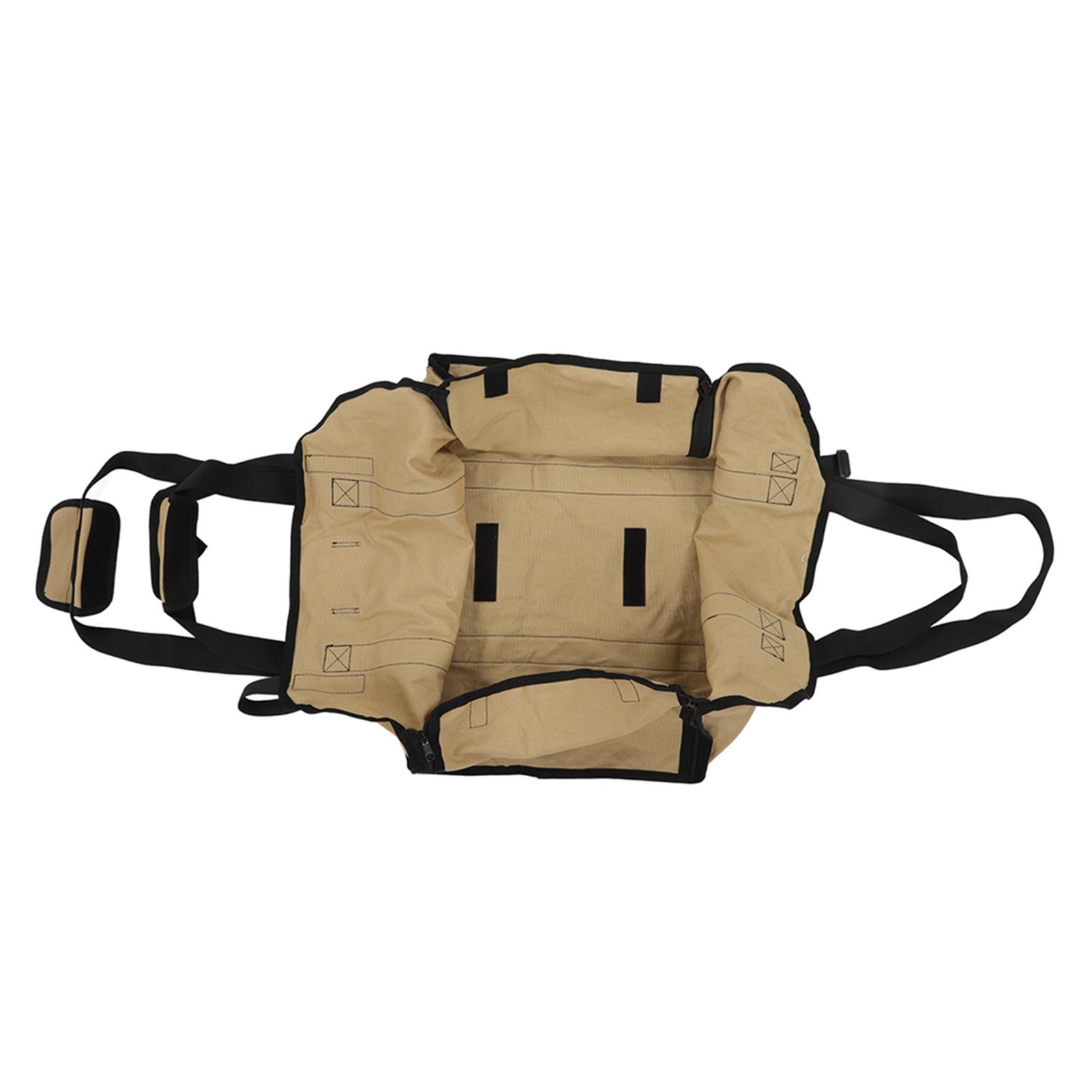 Firewood Carrier Bag Large Capacity Portable Log Carrier Bag for Outdoor Camping Khaki 2240₽