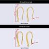 Tingxiang DIY Jewelry: S925 Sterling Silver Earring Hooks & Pendants for Handmade Projects