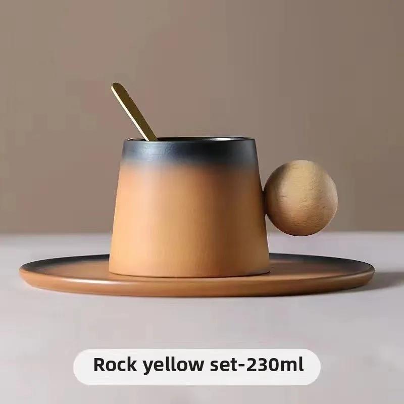 Modern Simple Household Mug Water Cup Set Ceramic Coffee Lovers Afternoon Tea Milk Office Drinking