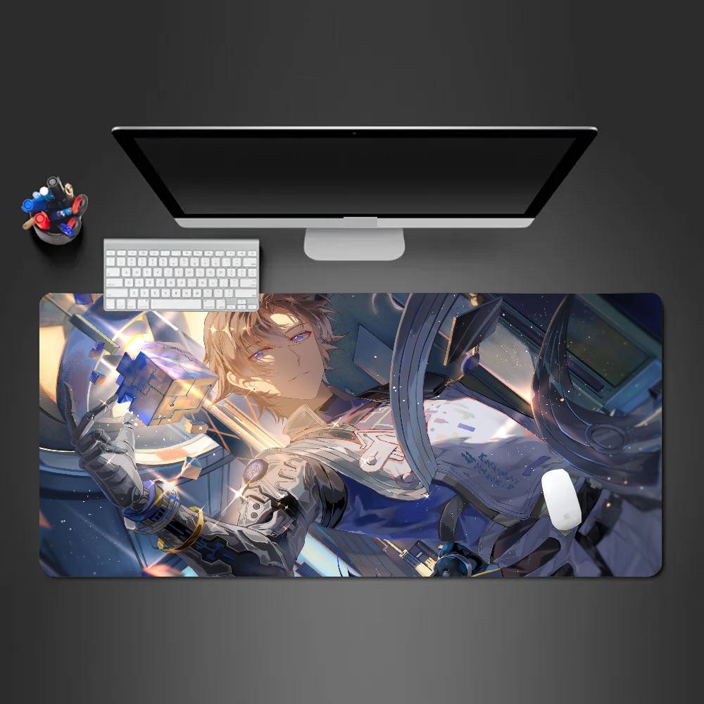 Xiangli Yao Anime Game W-Wuthering Waves Mousepad Mouse Mat Desk Mat With Pad Gaming Accessories Prime Gaming XXL Keyboard Pad
