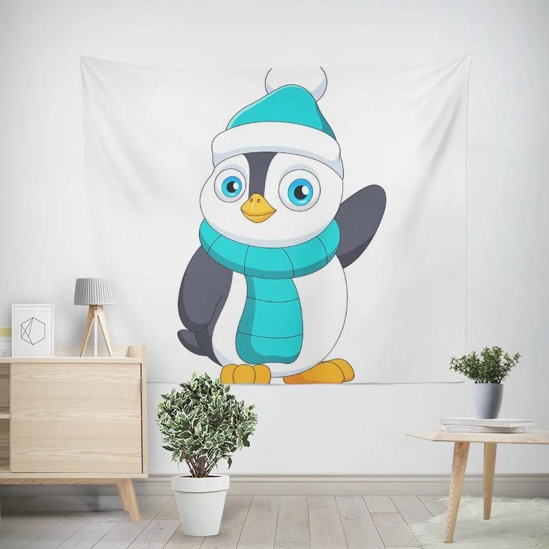 Новогодняя рождественская тематика Пингвин Снеговик Узор Гостиная Спальня Декоративный — фото 16