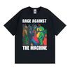 Portland Frog Protester Funny AntiICE T Shirt Rage Against The Machine Meme Tshirts Men Women Casual Cotton Oversized T Shirts