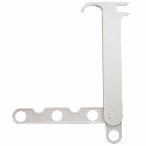 AISEN LK422 Polypropylene/ABS Resin/Neodymium Magnet Curtain Hooks, 4 Hooks