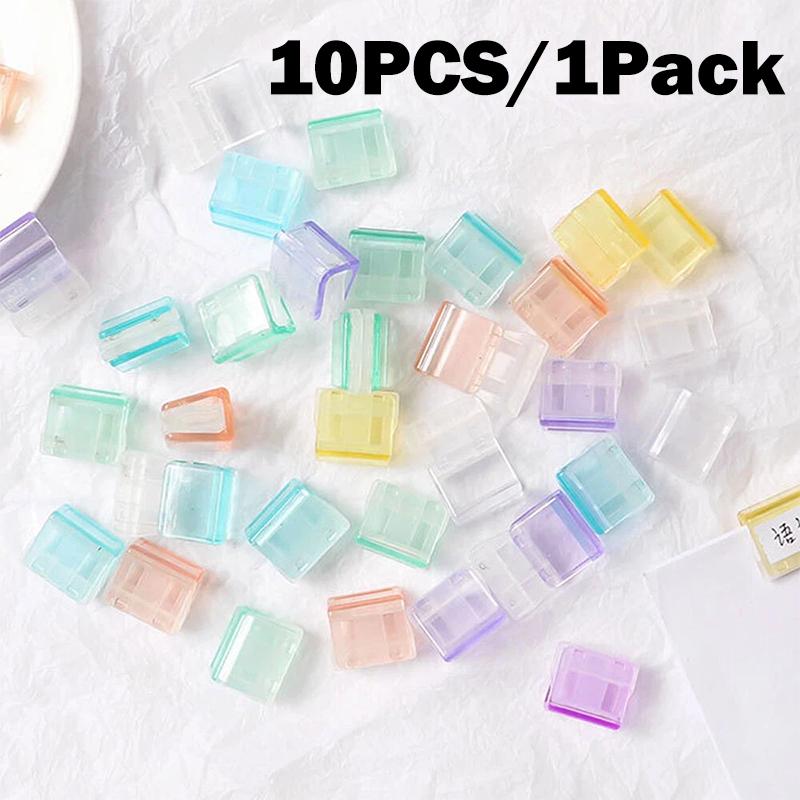 

10-200PCS Creative Push Clip File Organizer Test Paper Storage Classification Folder Binder Clip for Documents Books Office