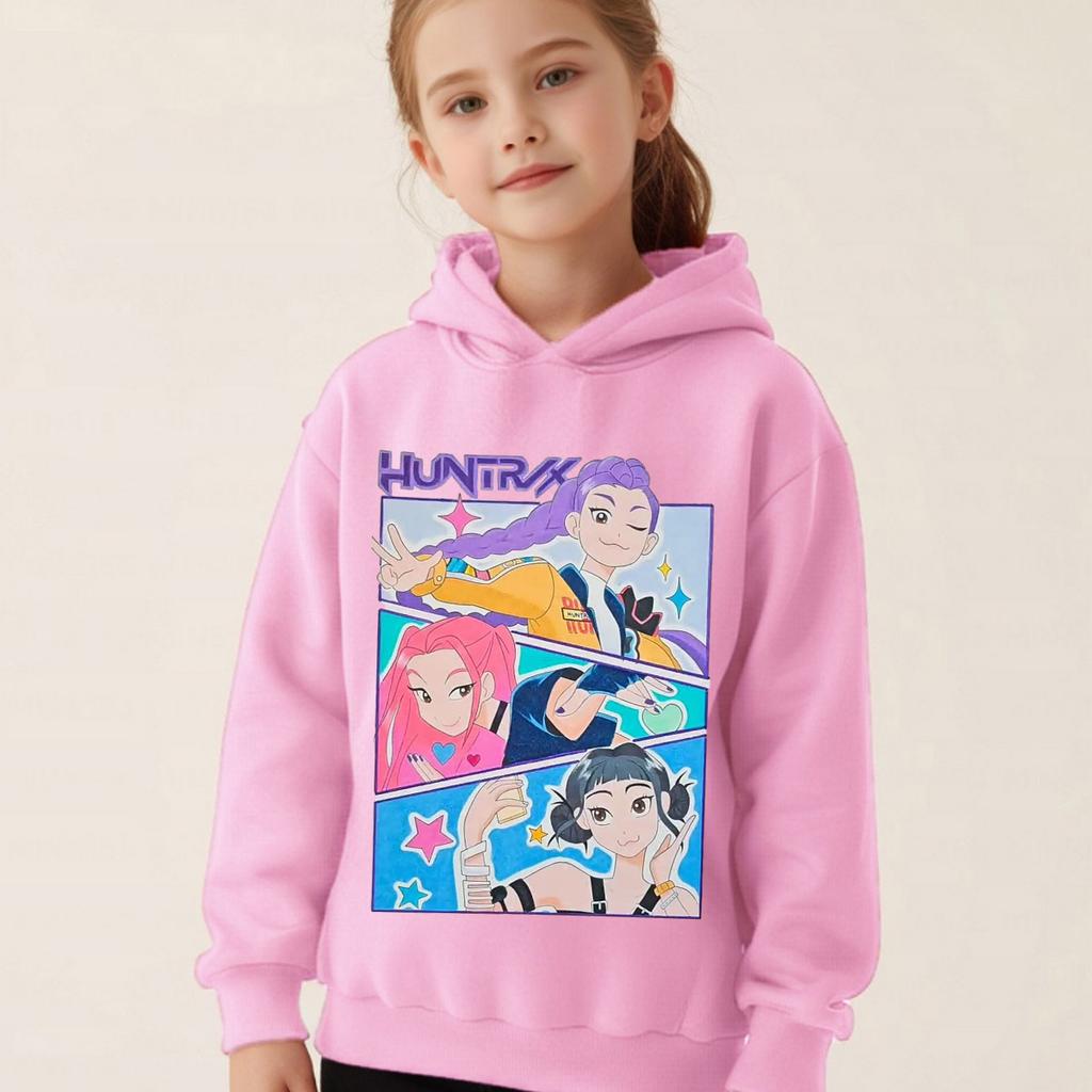Fashionable Cute Cartoon Printed Children's Hoodie Casual Comfortable High Quality Hoodie Warm Autumn Winter