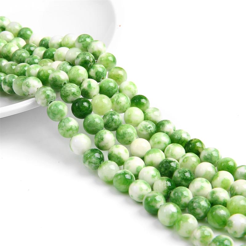 Natural Colored Round Beads Loose Round Beads For Jewelry Making DIY Bracelet Necklace Earring Accessories