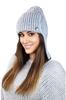 Amethyst Ushanka Winter Hat Color Gray