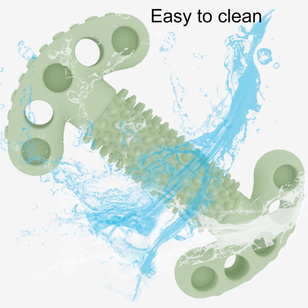 Brinquedos de mastigação para cães Quebra-cabeças de limpeza de dentes Ossos de cachorro resistentes para dentição Brinquedos