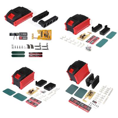 21700 Lithiums Battery Pack 5/10/15/20 Slot Replacement Parts With Safety Protections Screwdriver Drill Battery Case
