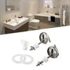 Toilet Cover Back To Wall Replacement Hinges Stainless Steel