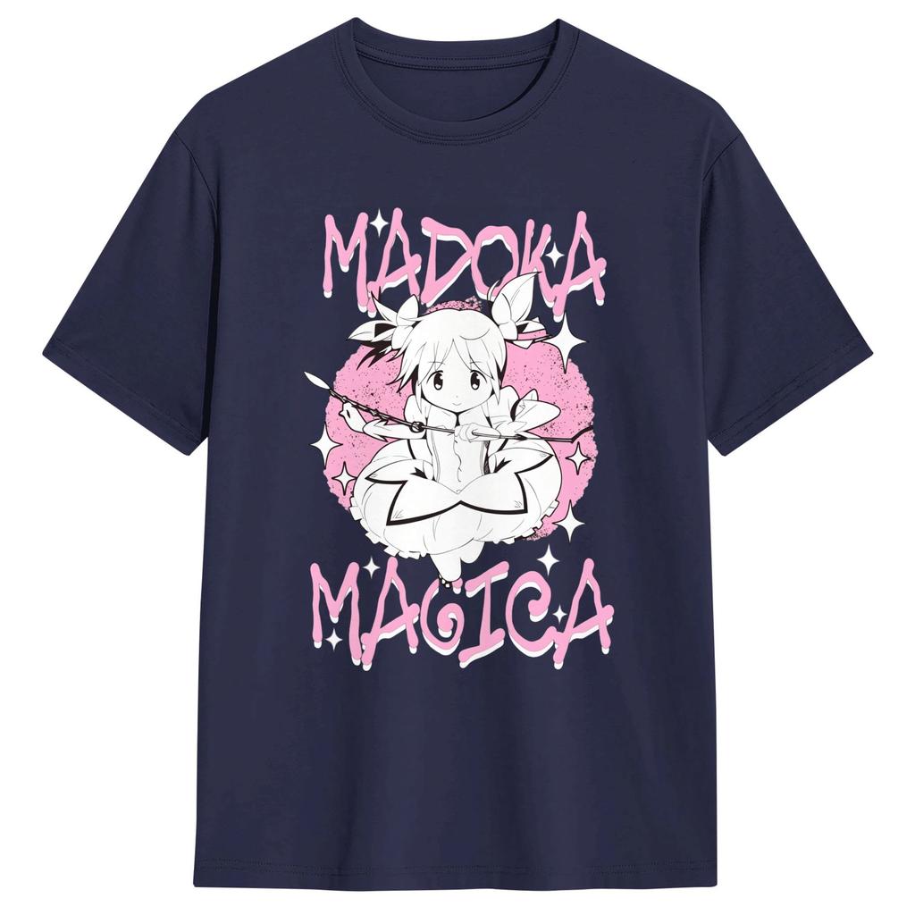 Mahou Shoujo Magi Madoka Magica T Shirt Unisex Funny TShirts Summer O Neck Leisure Tees Cheap Plus Size Clothes