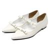 Niedrige spitze Kunstleder 1047 [Liberty Doll] Pumps, Absatz, Schleife, Spitze, Rutschfester Riemen, Niedlich, Bequem, Wildleder, Schwarz, Silber, Elfenbein, Damen,
