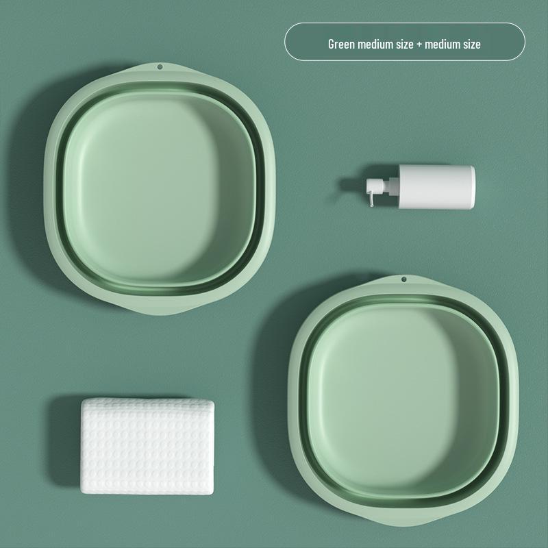 Bassin pliable portable - Durable, Multi-tailles, pour la maison, le voyage, la lessive en dortoir