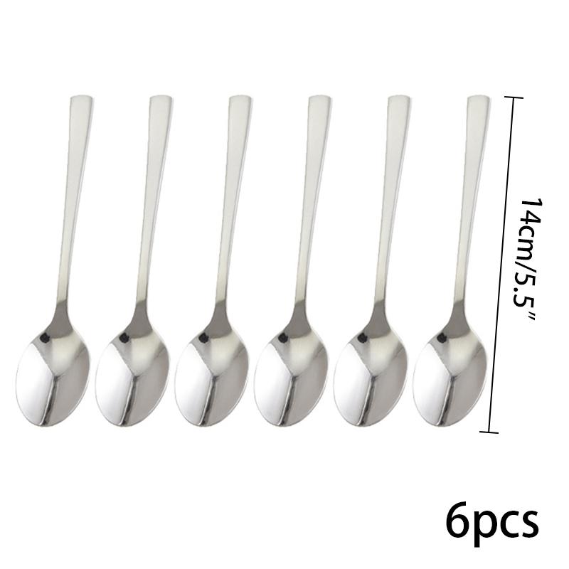 

14 см Нержавеющая сталь Чайная ложка Сахарница Мини Чай Маленькая Кофейная Ложка Для Смешивания Меда Соломенная Чайная Ложка Рождественский Ресторан Бар Столовые Приборы
