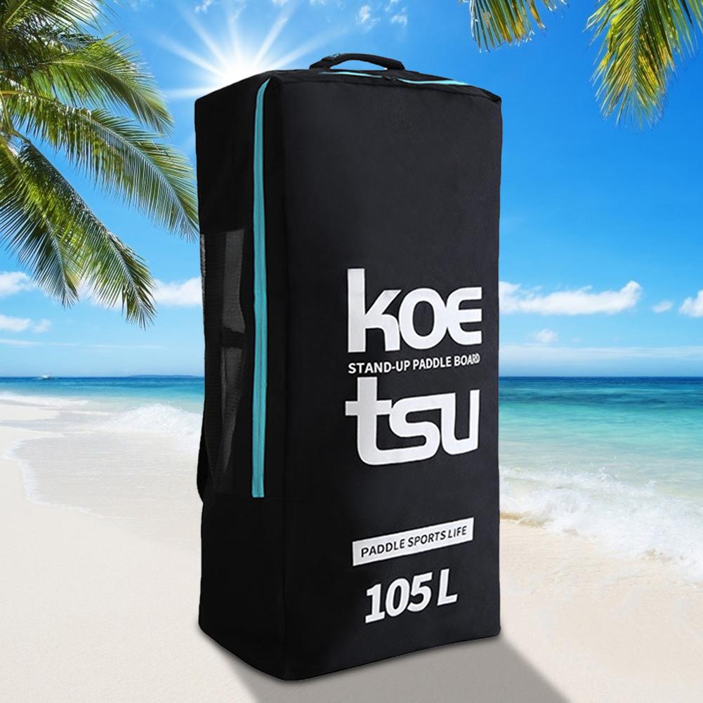 80L/105L Obal na Standup Paddleboard Velkokapacitní Přenosný Nafukovací Organizér pro Uložení Paddleboardu Surfingové Příslušenství
