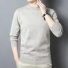 Herbst- und Winterpullover für Herren, schmal geschnitten, langärmelig, gestricktes Bodenhemd, lässiger Innenstrickpullover, Herrenbekleidung
