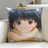 Anime Plus Amagami SS Plus Cushion Cover Soft  EasyWash Pillow Case  Versatile for Couch Bed Travel and Office