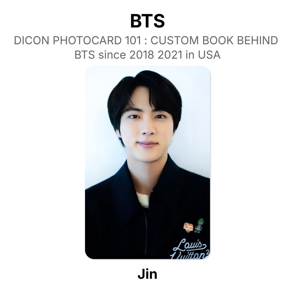 BTS DICON PHOTOCARD 101 : CUSTOM BOOK BEHIND BTS Since 2018 2021 In USA Official Photocard