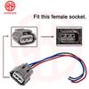 10PCS 3 Pin Waterproof Automotive Sensor Connector 6189-0779 22448-ED000 Ignition Coil Socket For Nissan Infiniti Suzuki Mazda