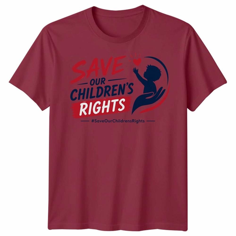 Save Our Childrens Rights Unisex T Shirt Advocacy Awareness Graphic Tee