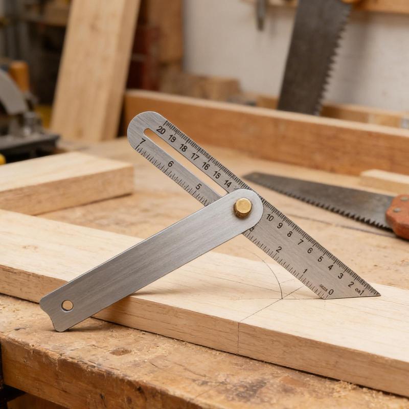 Woodworking Measuring Ruler Stainless Steel Gauge Carpentry Tool Woodworking Ruler for Carpenters Craftsmen Homeowners Home